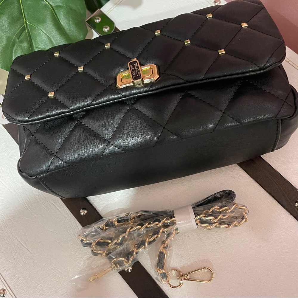 Badgley Mischka Black Crossbody Purse - Picture 5 of 5